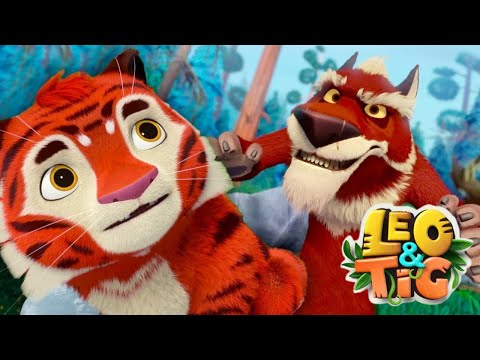 Leo and Tig 🦁 Gift of the taiga spirit 🐯 Funny Family Good Animated Cartoon for Kids