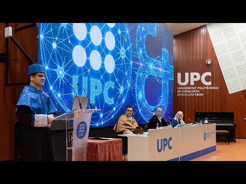 Acte d'investidura d'Oriol Vinyals com a doctor 'honoris causa' de la UPC