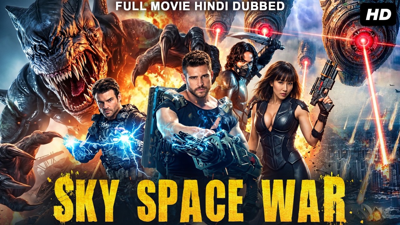SKY SPACE WAR - Hollywood Hindi Dubbed Full Movie | Dan Ewing | Hindi Alien Sci-Fi Action Movie