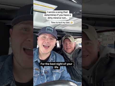 Testing if my dad has a dirty mind… he failed 🤣 #country #music #dirtymind