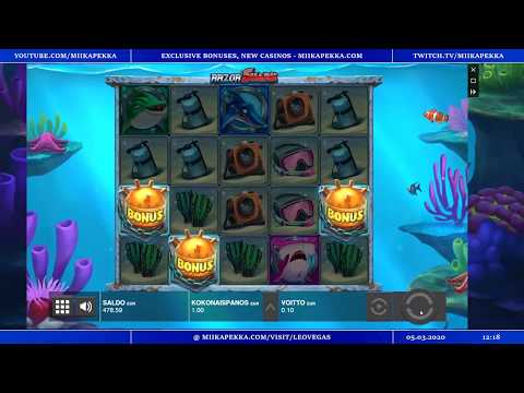 RECORD WIN ON RAZOR SHARK Push Gaming