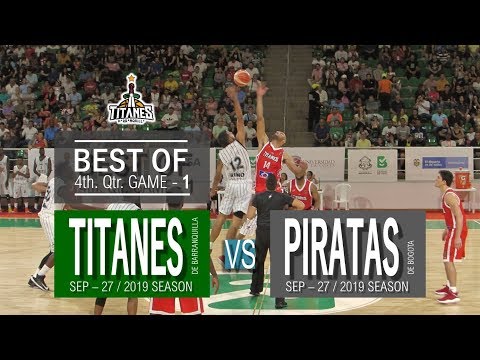 TITANES derrota a PIRATAS en Barranquilla | LPB Colombia 2019