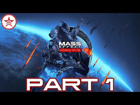 Mass Effect Legendary Edition (Renegade) - Gameplay Walkthrough - Part 1 - "Eden Prime, The Citadel"