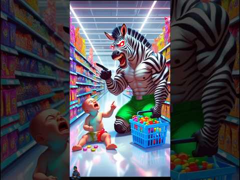 ❤️ Evolution of zebra : Arguing in mall zebra Meow Milky ✅ #cat #cute #love #shorts