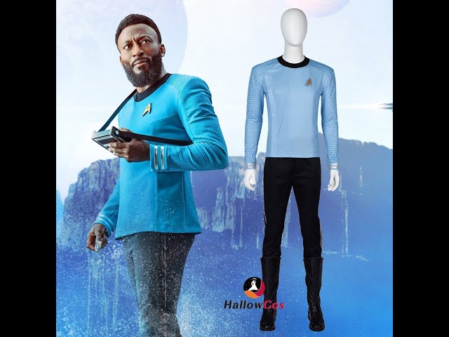 Vídeo relacionado con Smiffys Star Trek, Uniforme Comando Voyager, Granate, Mono, insignia Delta e insignias de rango Halloween, Carnaval