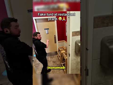 Bu Çocuk Restoranın Tuvaletine Kocaman Bir Kaka Bıraktı 😱