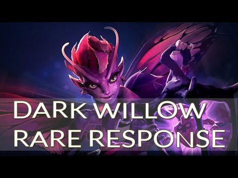 DOTA 2 DARK WILLOW RARE RESPONSE