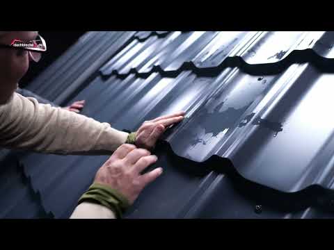 dachbleche24 - 05 Montage Dachziegelblech Tegula