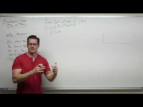 Synthetic Division and Long Division of Polynomials (Precalculus - College Algebra 32)