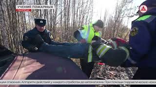 Учения пожарных в Лангепасе 14-10-2025