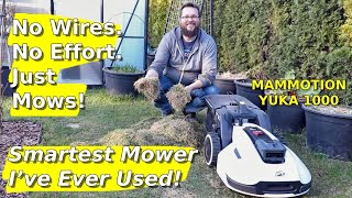 The Ultimate Robot Lawn Mower with Auto Grass Collection! | MAMMOTION Yuka 1000 Test & Setup