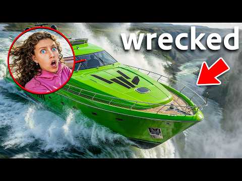 I CRASHED Stephen Sharer's NEW BOAT... **DESTROYED**