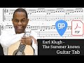 Earl Klugh - The Summer knows Guitar Tabs [TABS]