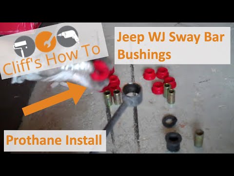 Grand Cherokee Rear Sway Bar End Link Bushing Install