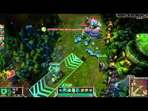 League Of Legends Gameplay Ita PvP Thresh-Draven vs Draven-Lux BOT