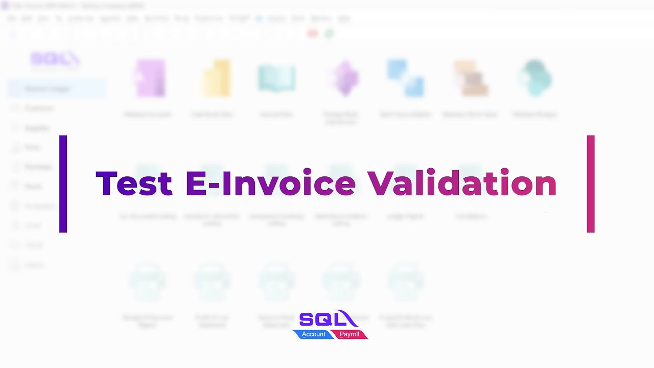 How To Test E-Invoice Validation