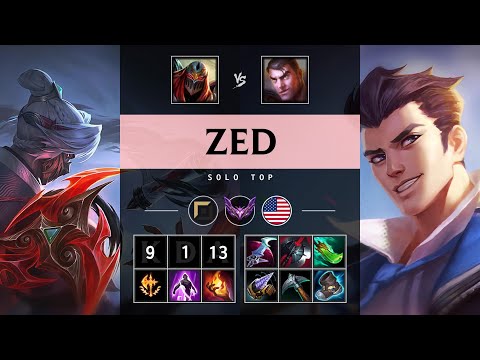 Zed Top vs Jayce - NA Master Patch 25.15