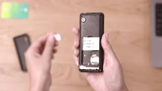 How to insert your sim into a prepaid phone with a battery