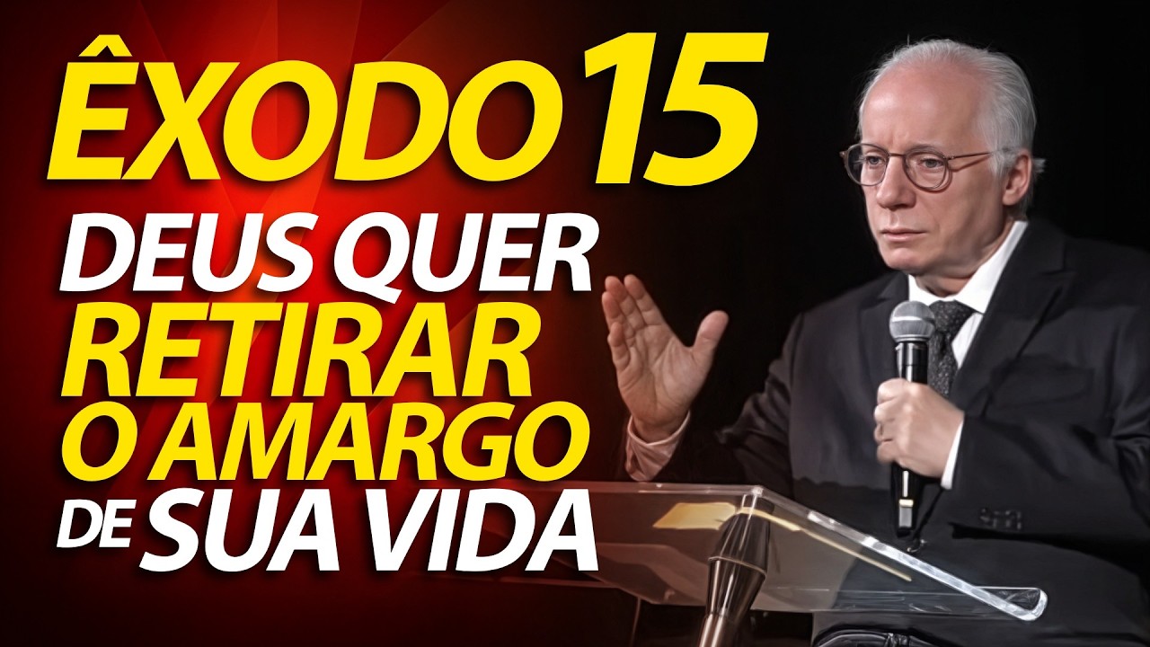 Deus quer retirar o amargo de sua vida. Pregação sobre Êxodo 15:22 a 27 | Pastor Paulo Seabra