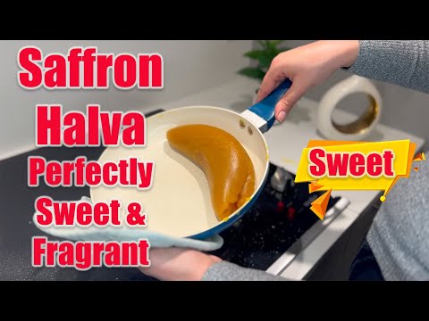 How to Make Saffron Halva | Persian Dessert Recipe