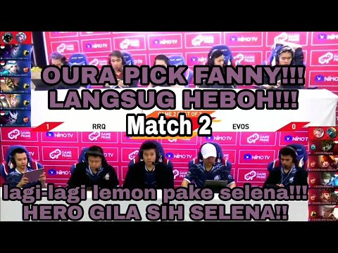 EVOS VS RRQ Match 2 BEKRAF GAME PRIME 2018-MLBB Tournament