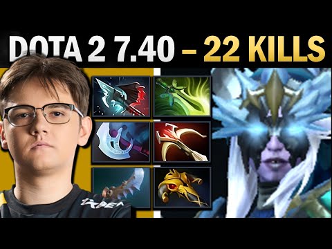 Drow Ranger Pro Carry with 22 Kills and Manta - Dota 2 Gameplay