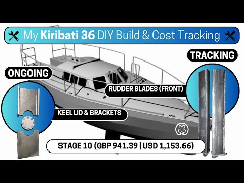 Keel Lid & Brackets Work + Rudder Skegs Cost Breakdown | DIY Aluminum Sailboat Build Ep. [6]