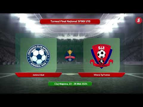 LIVE 🔴 U10 2014 Juniorul Aiud   Viitorul Tg Frumos   Turneul Final Național Sfinx   Cluj Napoca⚽️🥇
