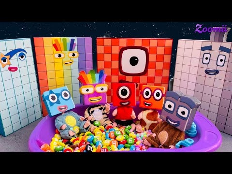 Looking for Numberblocks Puzzle 100 Space ASMR - Numberblocks Satisfying Video #87