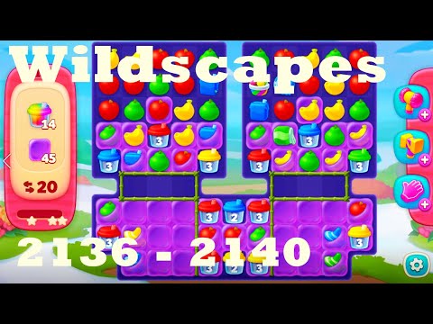 Wildscapes Level 2136 - 2140 HD Walkthrough | 3 - match game | gameplay | android | ios | pc | app
