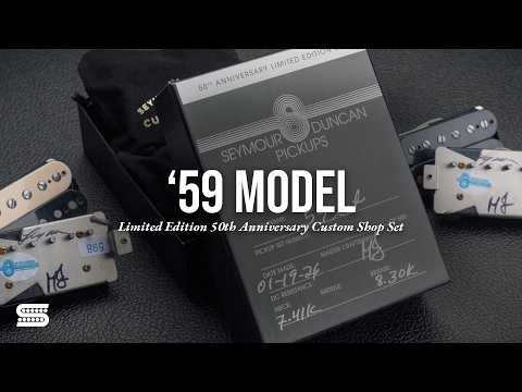 Seymour Duncan 50th Anniversary '59 Model Humbucker Set (Zebra) Set #424 image 3