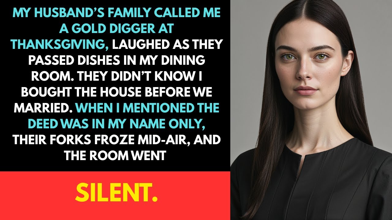Husband's Family Called Me A Gold Digger At Thanksgiving—Until They Learned Who  Owned Their House