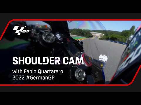 Fabio Quartararo's Shoulder Cam | 2022 #GermanGP