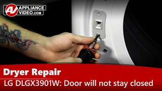 LG Dryer Repair: Door Will Not Stay Closed - Door Catch