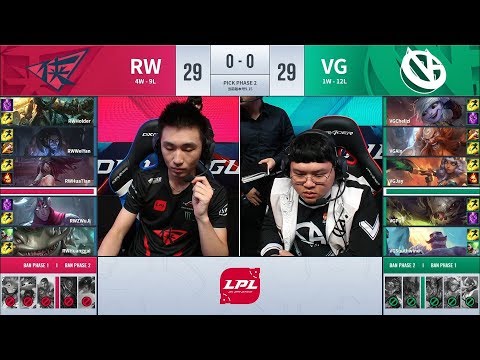 【LPL夏季賽】第11週 RW vs VG #1