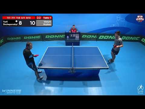 14:30 Yurii Shchepanskyi 2 - 3 Vadym Hryban West 3 WIN CUP 25.10.2022 | TABLE TENNIS WINCUP