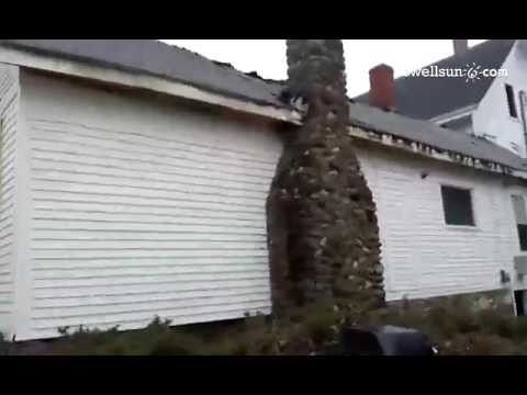 Views of the house in Tewksbury where an explosion took place last night.news@lowellsun.com