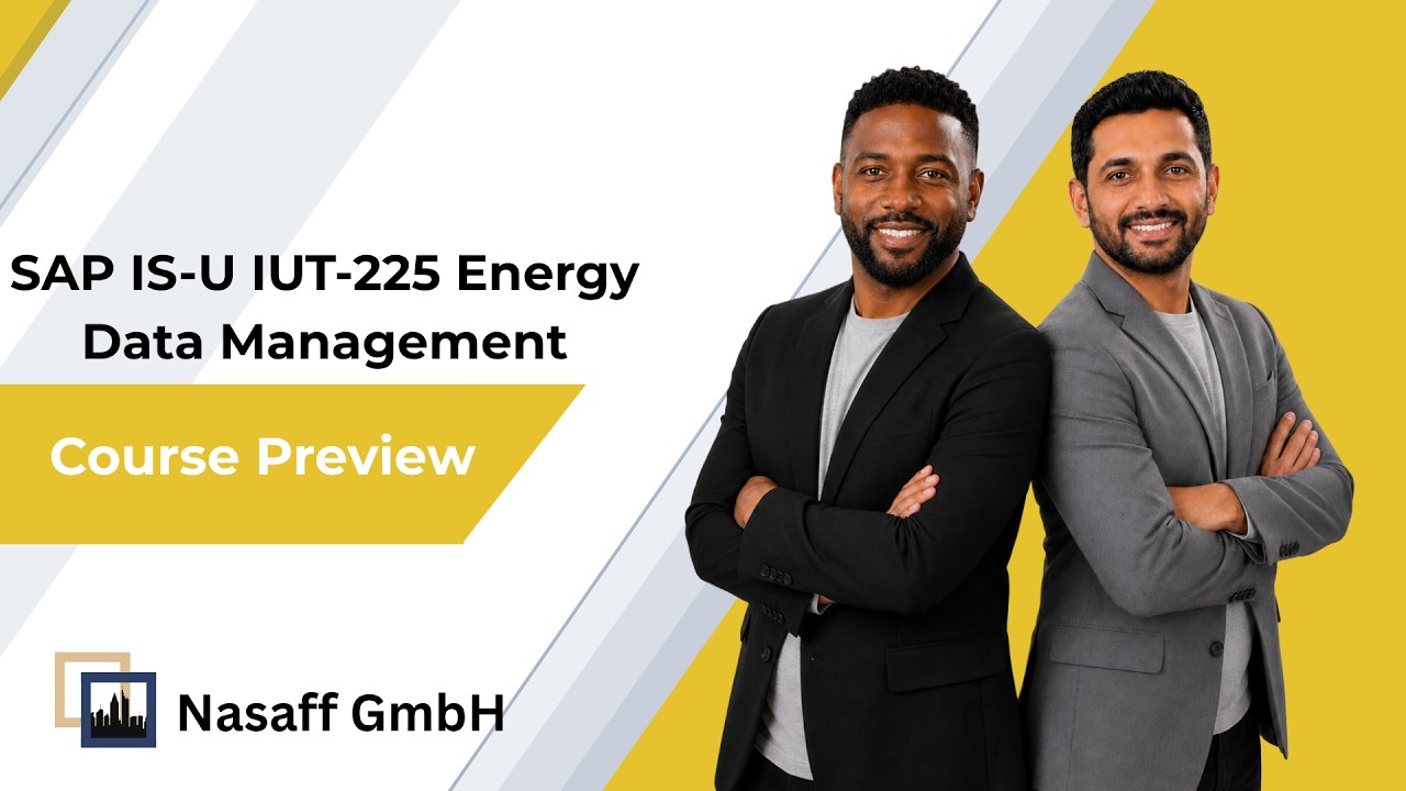 Course Preview - SAP IS-U IUT-225 Energy Data Management