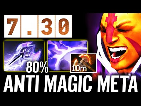🔥 7.30 MAGE SLAYER Anti Mage - WTF 80% Magic Resistance NEW META Update By Paparazi Dota 2 Pro