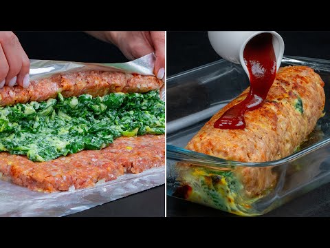 Even your mother-in-law will praise you for this meat roulade with spinach