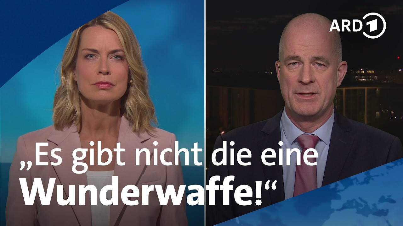Kooperation bei Waffenentwicklungen mit Ukraine I tagesthemen-Interview
