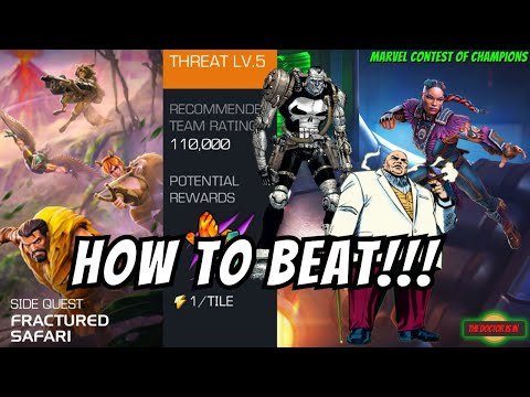How To Beat the MCOC Side Quest Fractured Safari Week 2 and How To Complete All Objectives
