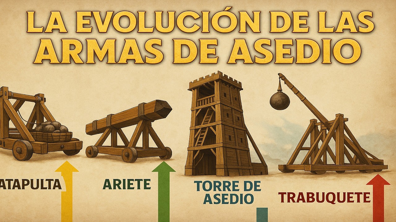 Evolution of SIEGE WEAPONS and ENGINES (History documentary)