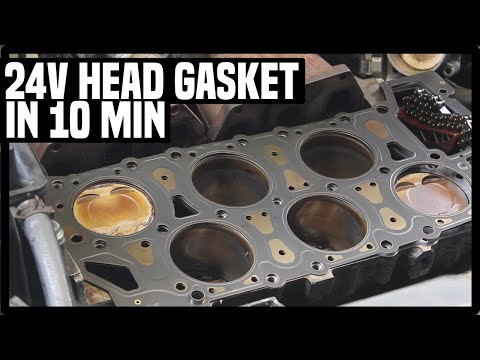 Replace your 24v VR6 Headgasket in less than 10 minutes!