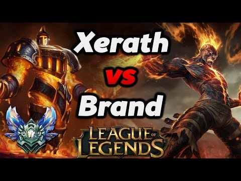 League of Legends - Xerath vs Brand Season 5 Diamond Gameplay Solo Queue
