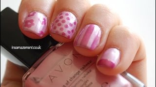 Two-tone nail patterns