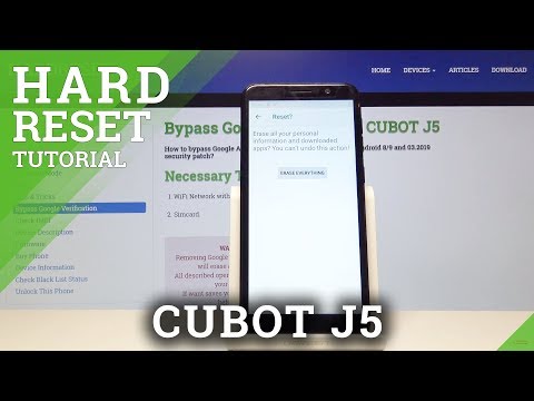 How to Hard Reset CUBOT J5 - Factory Data Reset