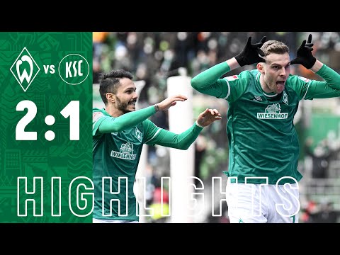HIGHLIGHTS: SV Werder Bremen - Karlsruher SC 2:1 (0:0) | 6. Sieg in Folge
