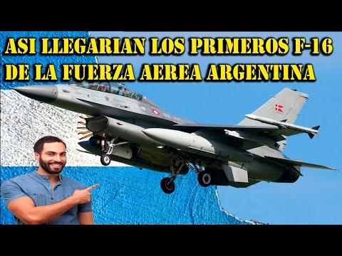 🇦🇷 👍 ASI LLEGARIAN LOS PRIMEROS F-16 DE LA FUERZA AEREA ARGENTINA.