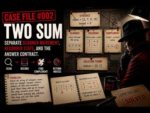 Case File 002: Two Sum thumbnail